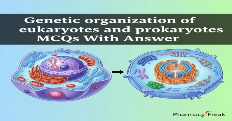 Genetic organization of eukaryotes and prokaryotes MCQs With Answer
