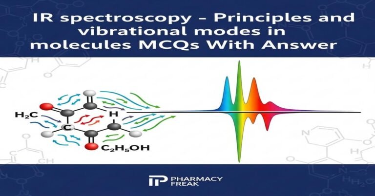 IR spectroscopy – principles and vibrational modes in molecules MCQs With Answer