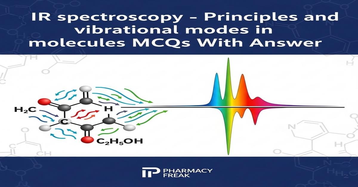 IR spectroscopy – principles and vibrational modes in molecules MCQs With Answer
