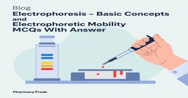 Electrophoresis – basic concepts and electrophoretic mobility MCQs With Answer