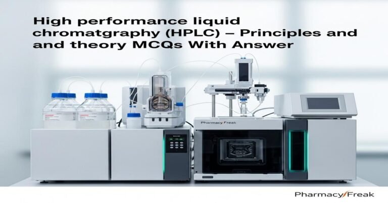 High performance liquid chromatography (HPLC) – principles and theory MCQs With Answer