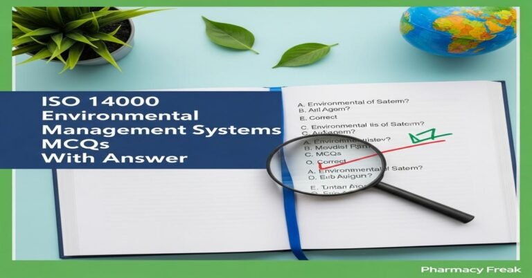 Overview of ISO 14000 environmental management systems MCQs With Answer