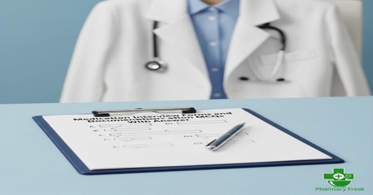 Medication interview forms and documentation MCQs With Answer