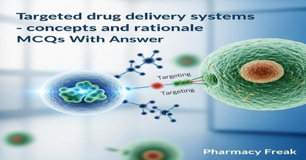 Freak System Targeted drug delivery systems – concepts and rationale MCQs With Answer