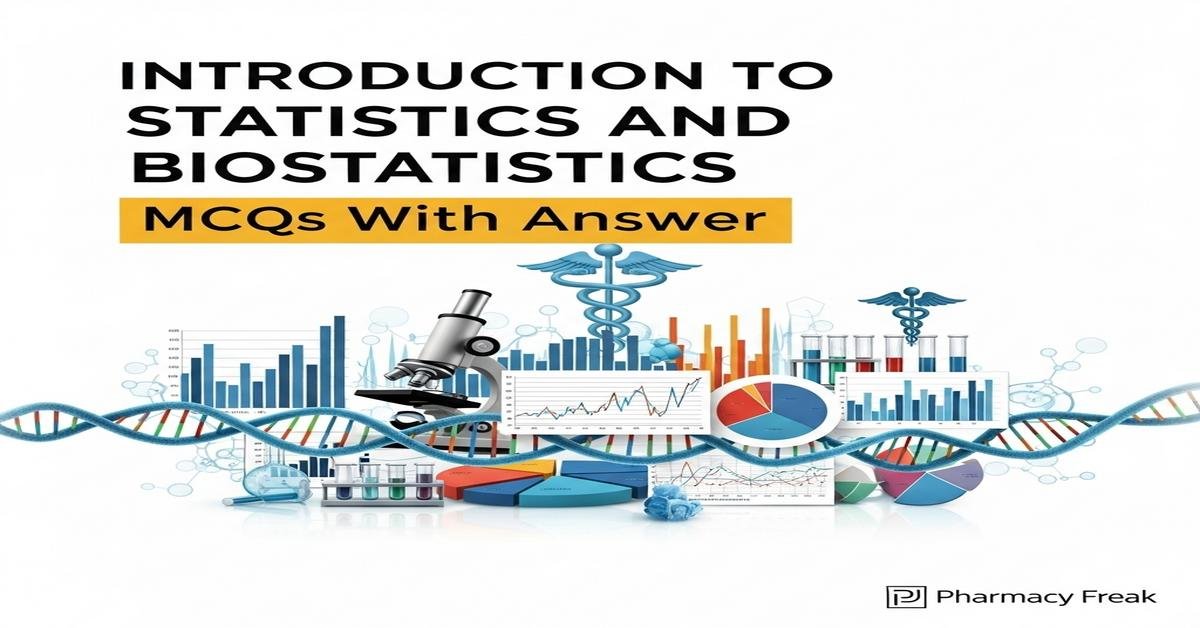 Introduction to Statistics and Biostatistics MCQs With Answer