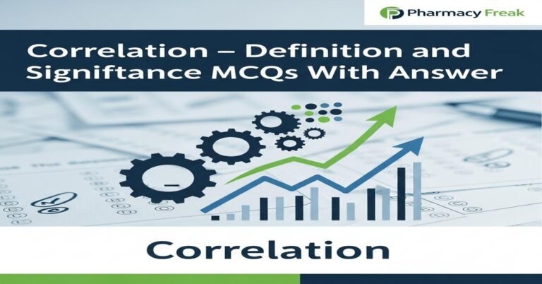 Correlation – definition and significance MCQs With Answer