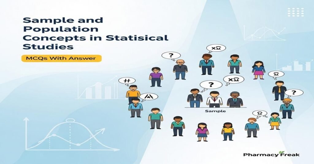 Statistical Inference Mcq Sample and population concepts in statistical studies MCQs With Answer