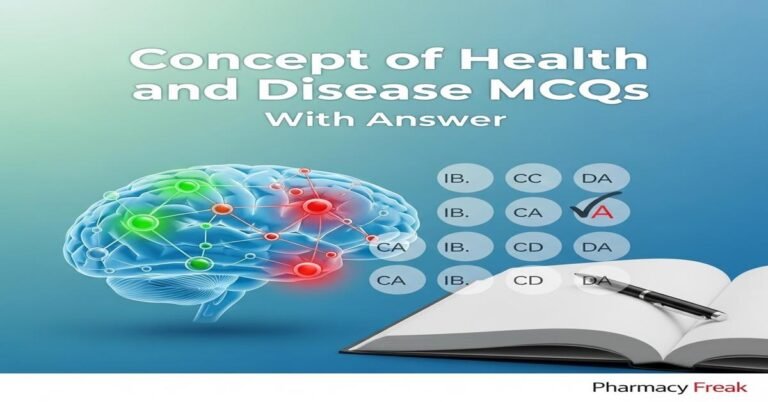Concept of health and disease MCQs With Answer