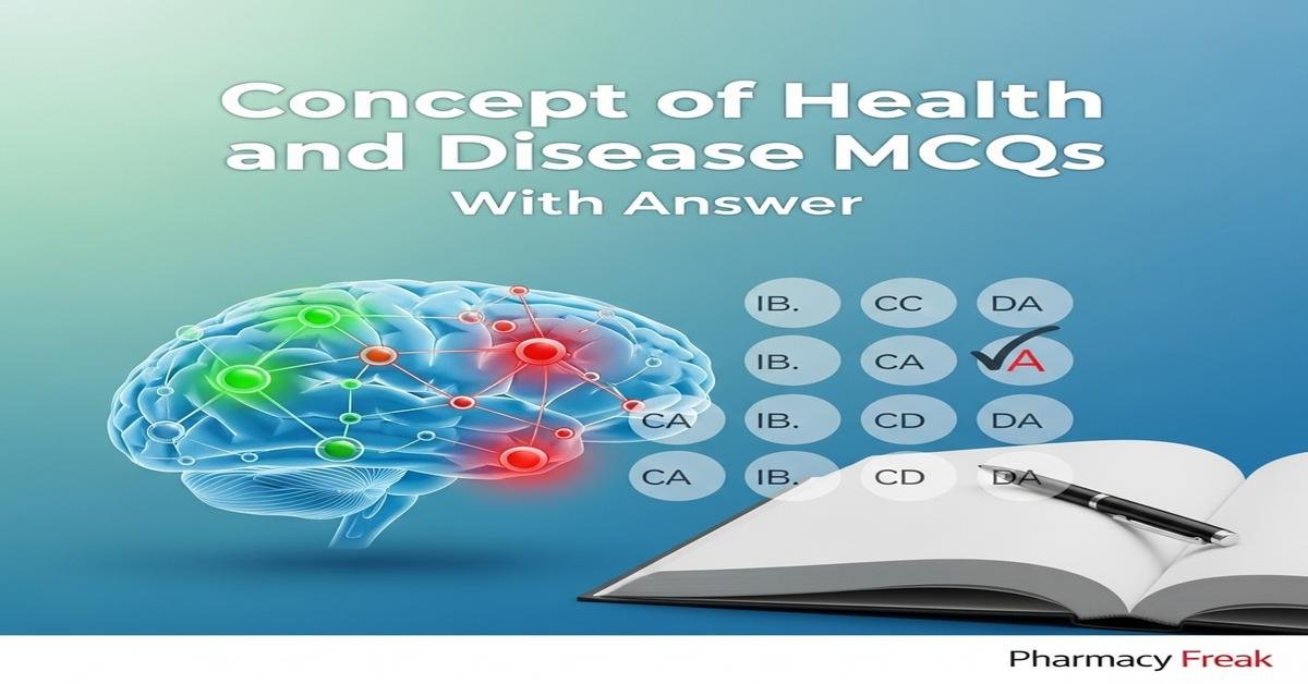 Concept of health and disease MCQs With Answer