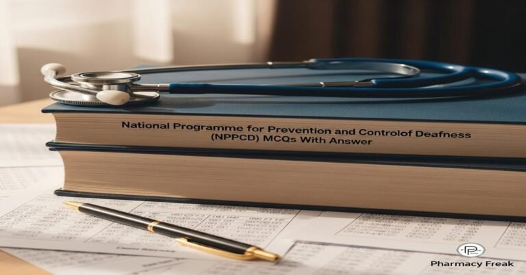 National Programme for Prevention and Control of Deafness (NPPCD) MCQs With Answer