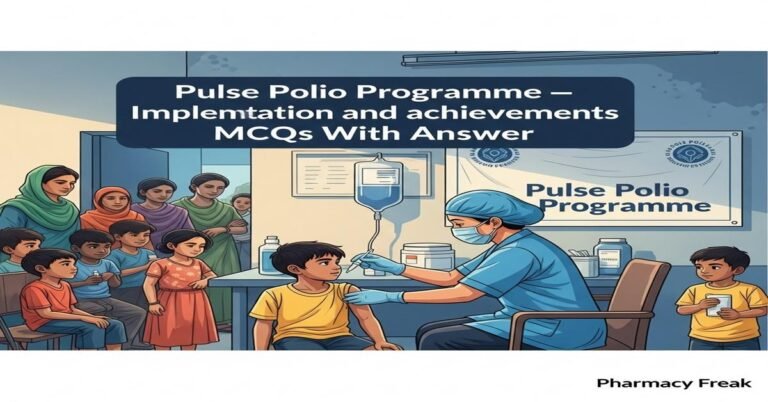 Pulse Polio Programme – implementation and achievements MCQs With Answer