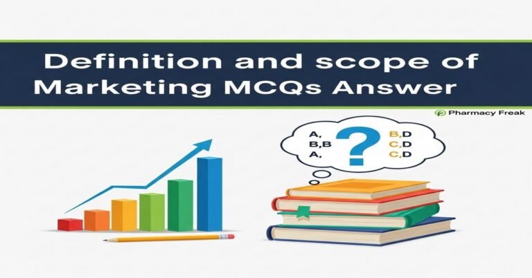 Definition and scope of marketing MCQs With Answer