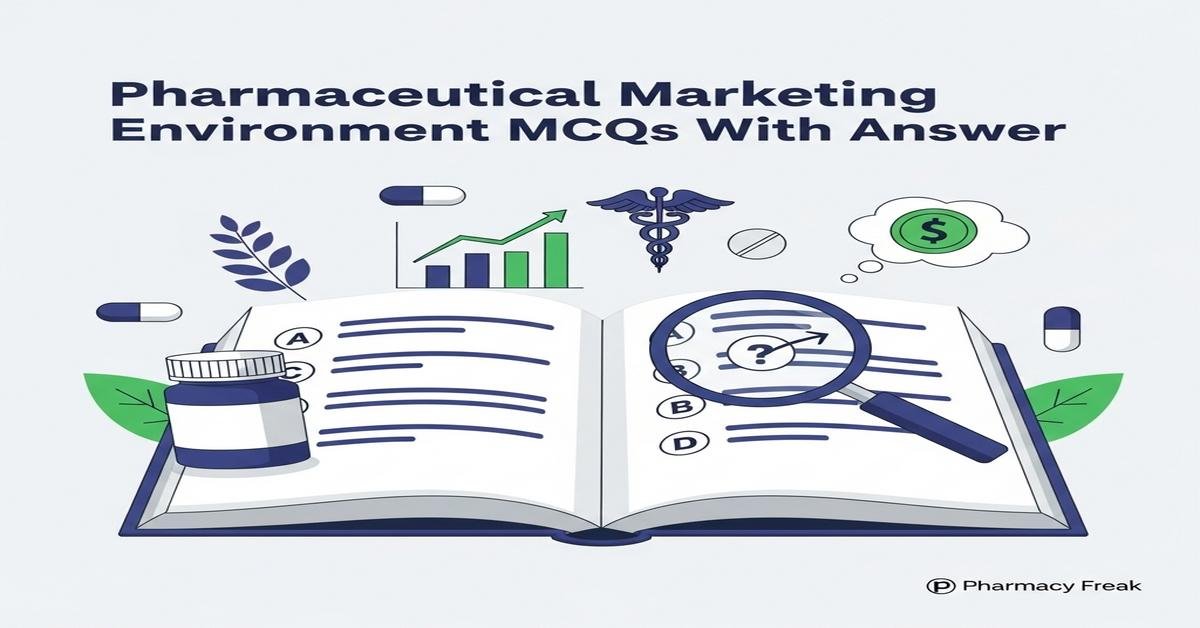 Pharmaceutical marketing environment MCQs With Answer