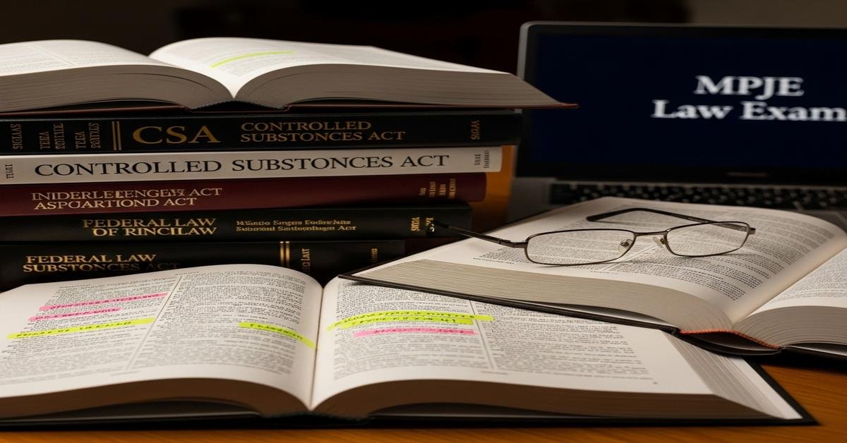 Controlled Substances Act (CSA): The Federal Law Governing All Narcotic Drugs, This Is a Major Topic on the MPJE Law Exam.