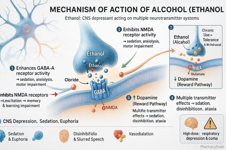 MOA of Alcohol