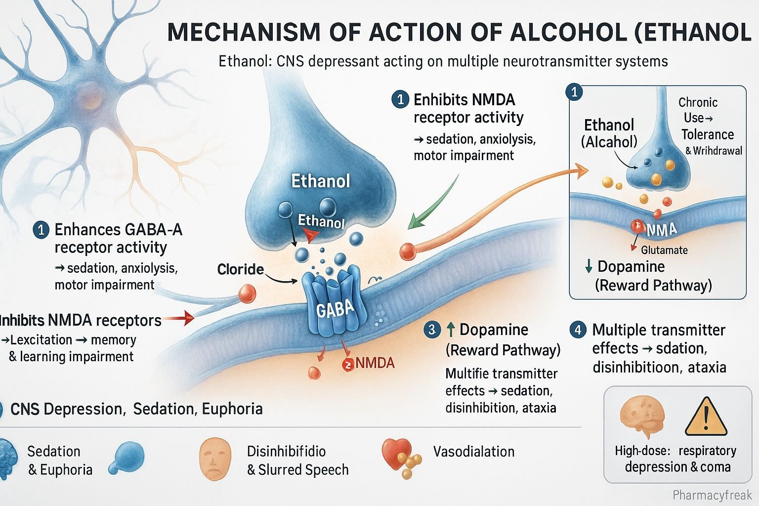 MOA of Alcohol
