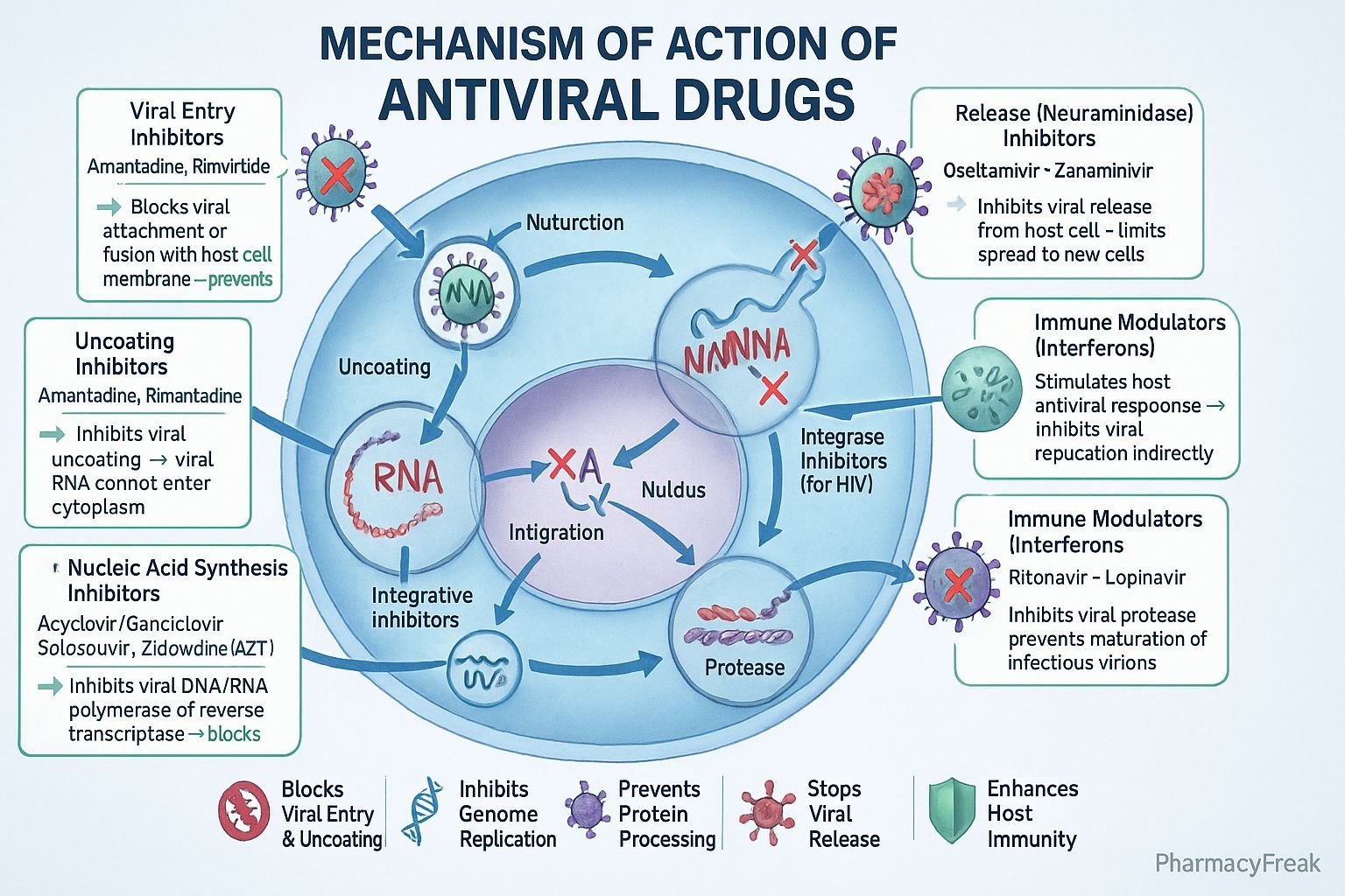 MOA of Antiviral Drugs