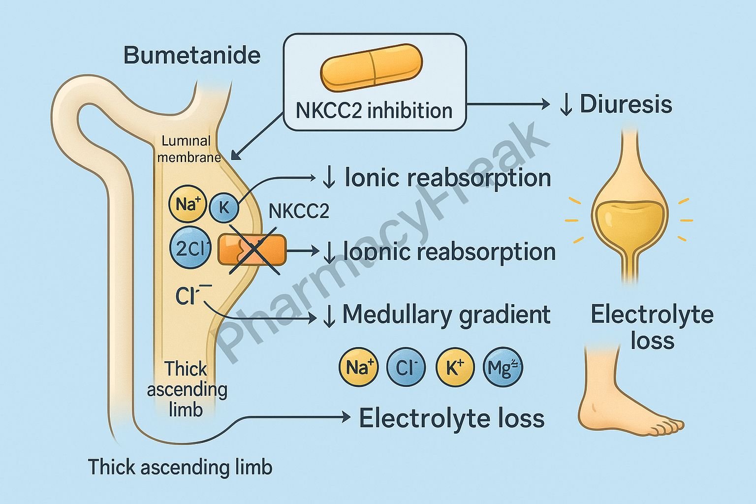 MOA of Bumetanide