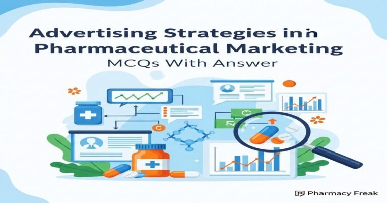 Advertising strategies in pharmaceutical marketing MCQs With Answer