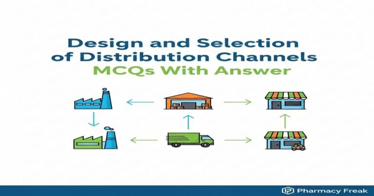 Design and selection of distribution channels MCQs With Answer