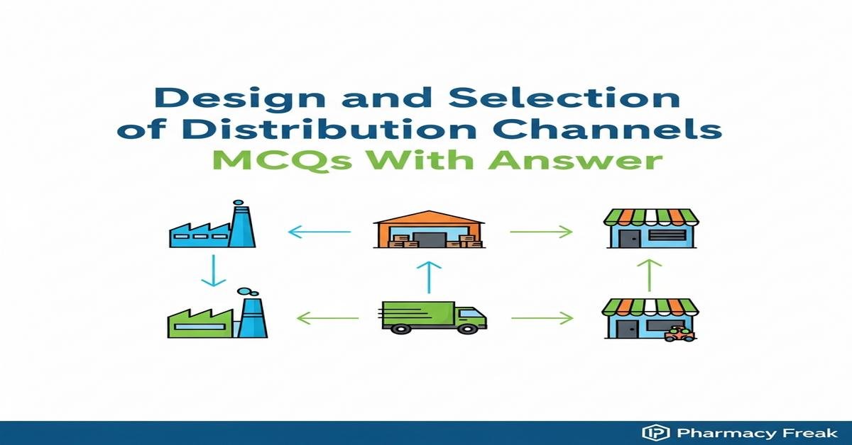 Design and selection of distribution channels MCQs With Answer