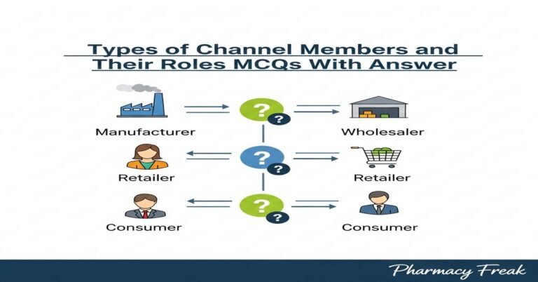 Types of channel members and their roles MCQs With Answer