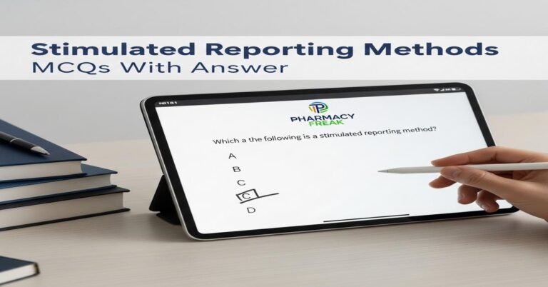 Stimulated reporting methods MCQs With Answer