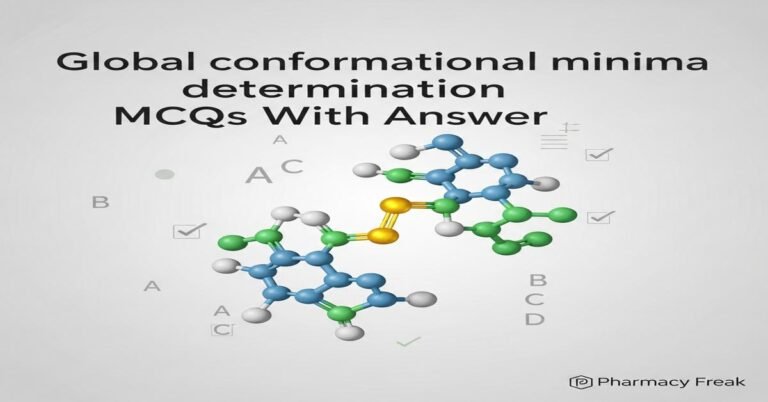 Global conformational minima determination MCQs With Answer