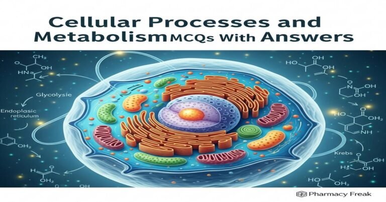 Cellular processes and metabolism MCQs With Answer