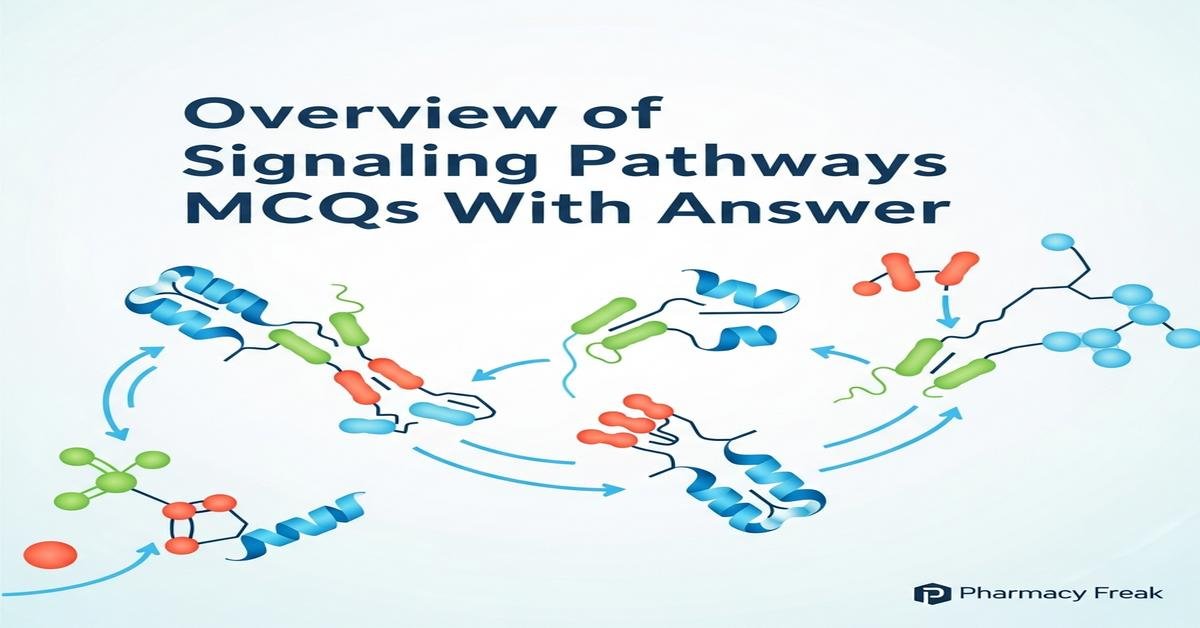 Overview of signaling pathways MCQs With Answer