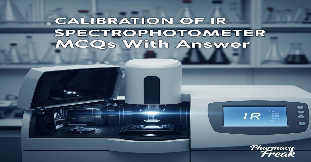 Calibration of IR spectrophotometer MCQs With Answer