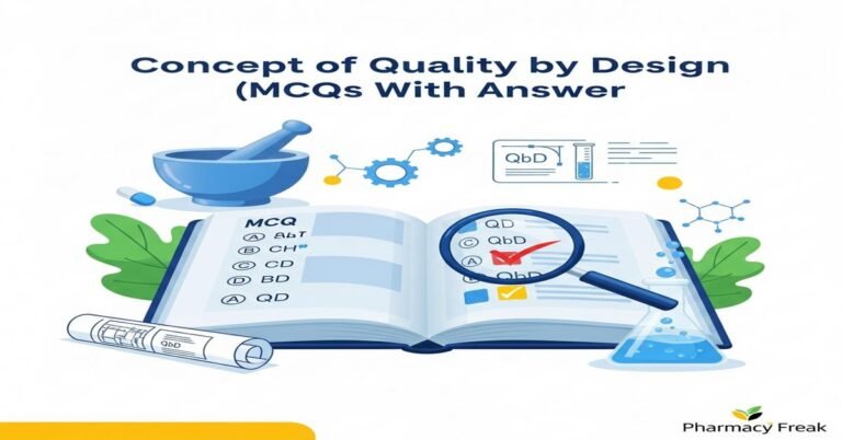 Concept of Quality by Design (QbD) MCQs With Answer