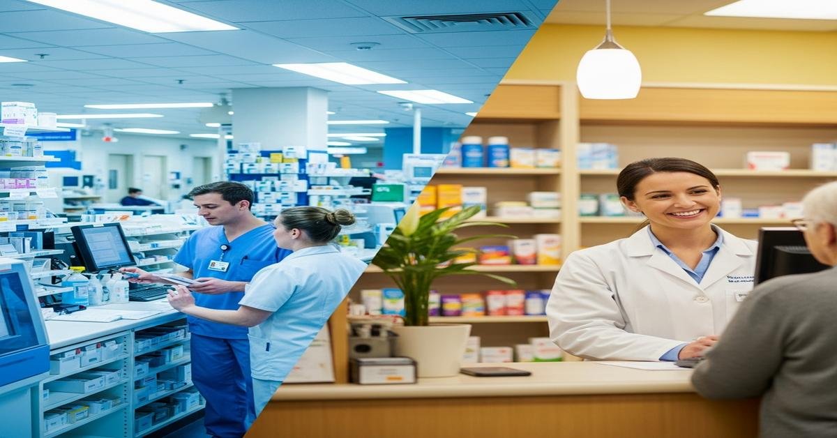 Hospital vs. Community Pharmacy: Which Path Is Right for You? A Brutally Honest Comparison of Salary, Stress, and Career Growth.