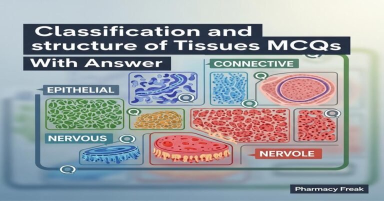 Classification and structure of tissues MCQs With Answer