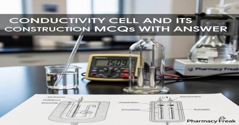 Conductivity cell and its construction MCQs With Answer