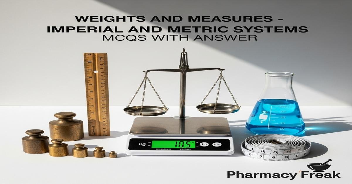 Weights and measures – Imperial and Metric systems MCQs With Answer