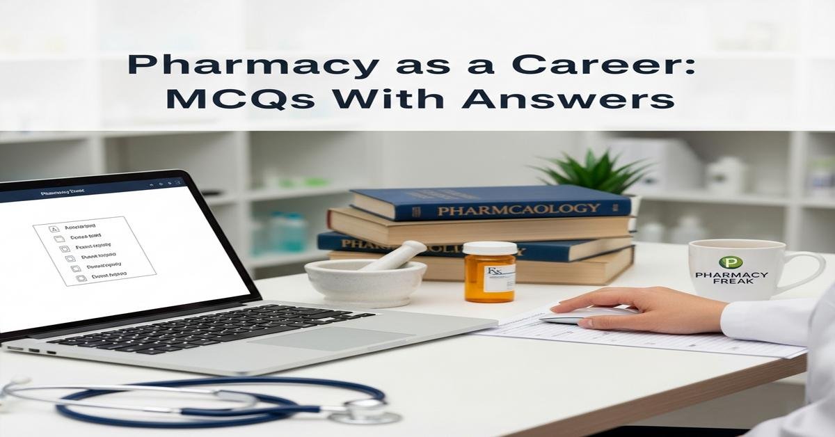 Pharmacy as a career MCQs With Answer