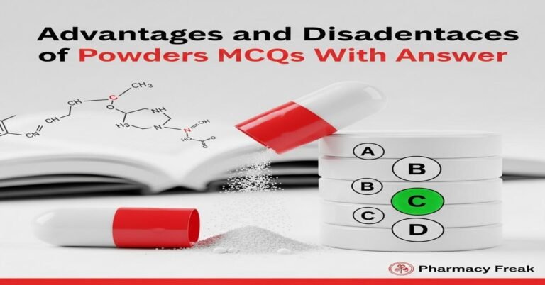 Advantages and disadvantages of powders MCQs With Answer