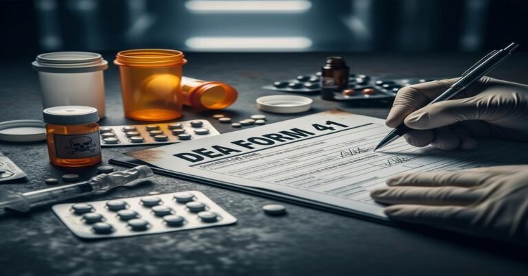 DEA Form 41 (Disposal): The Legal Nightmare of Wasting Controlled Substances, Your Iron-Clad Duty to Document Destruction.
