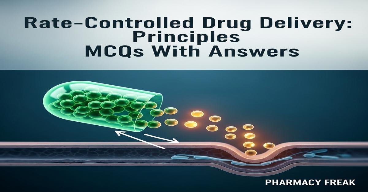 Rate controlled drug delivery: principles MCQs With Answer