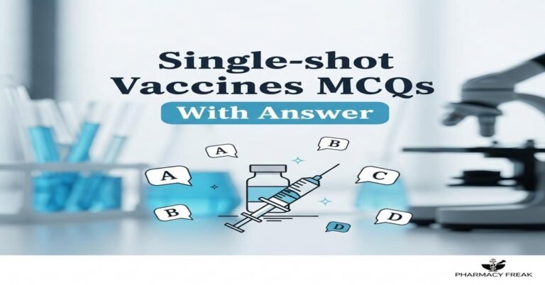 Single-shot vaccines MCQs With Answer