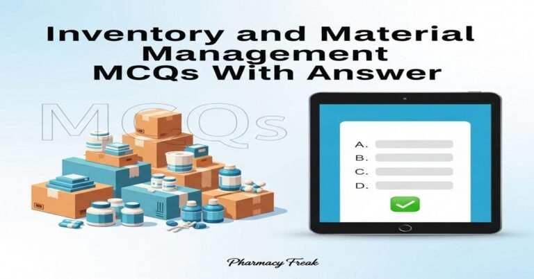 Inventory and material management MCQs With Answer