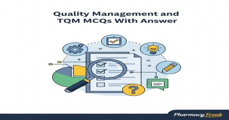 Quality management and TQM MCQs With Answer