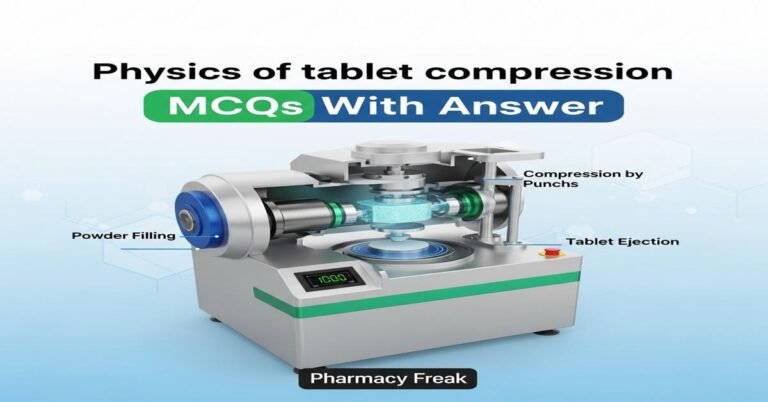 Physics of tablet compression MCQs With Answer