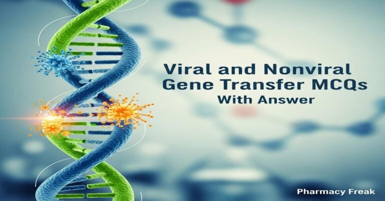 Viral and nonviral gene transfer MCQs With Answer