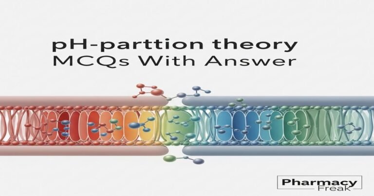 pH-partition theory MCQs With Answer