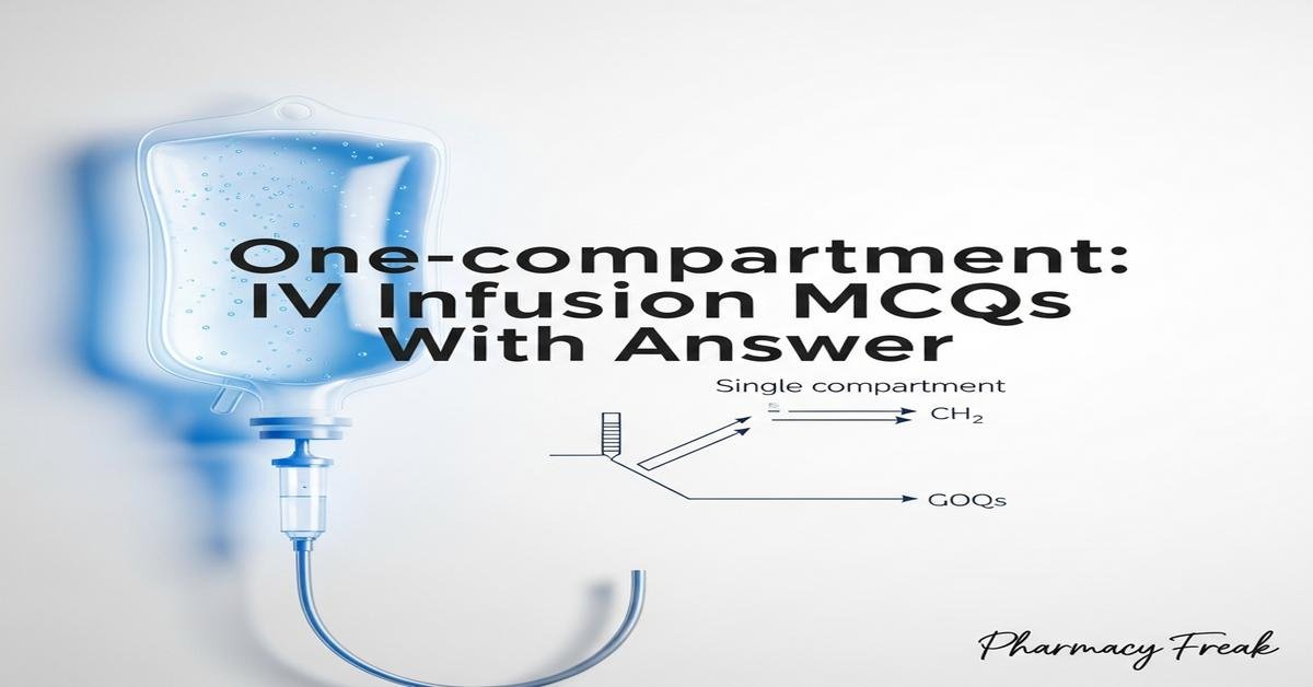 One-compartment: IV infusion MCQs With Answer