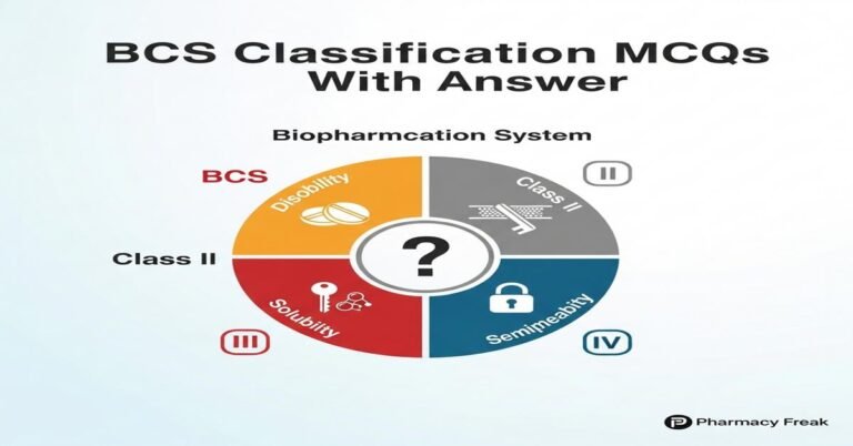 BCS classification MCQs With Answer