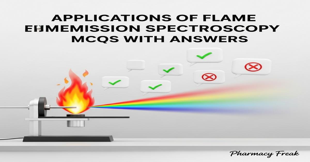 Applications of flame emission spectroscopy MCQs With Answer