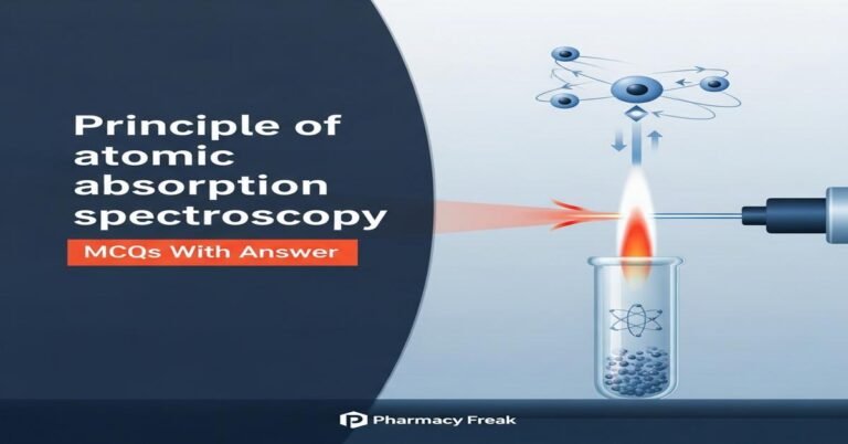 Principle of atomic absorption spectroscopy MCQs With Answer